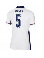 Anglie John Stones #5 Domácí Dres pro Dámské ME 2024 Krátký Rukáv